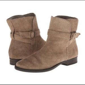 Sam Edelman Malone Distressed Suede Booties 7.5